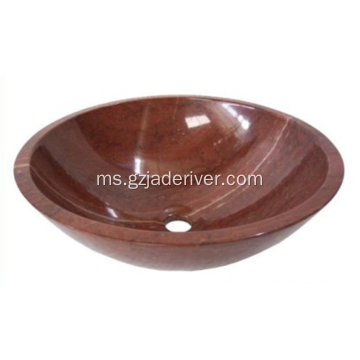 Marmar Stone Sink Basin untuk Bilik Mandi